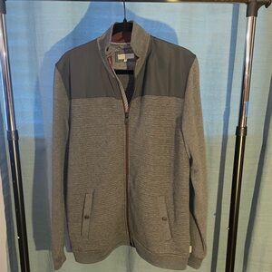 Ted Baker Men's Charcoal Zip-Up Sweater